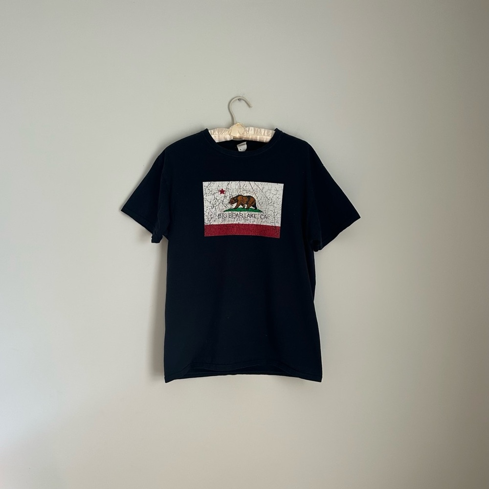 Big Bear Lake California Black Graphic Tee